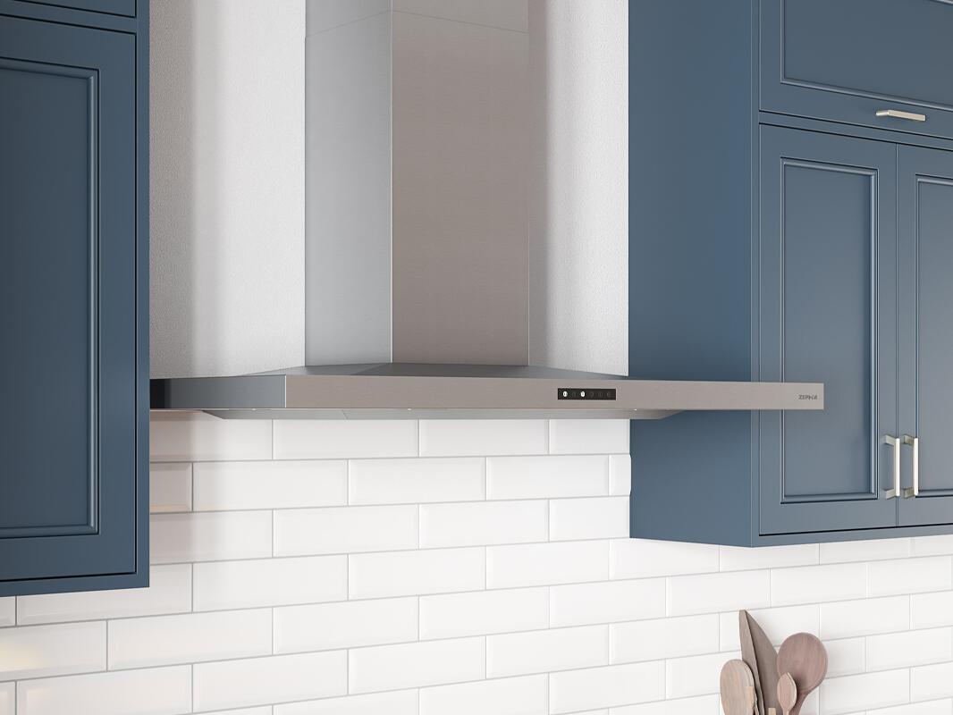 Zephyr 42'' Layers Wall Mount Range Hood 1000 CFM LED Lighting (Blower