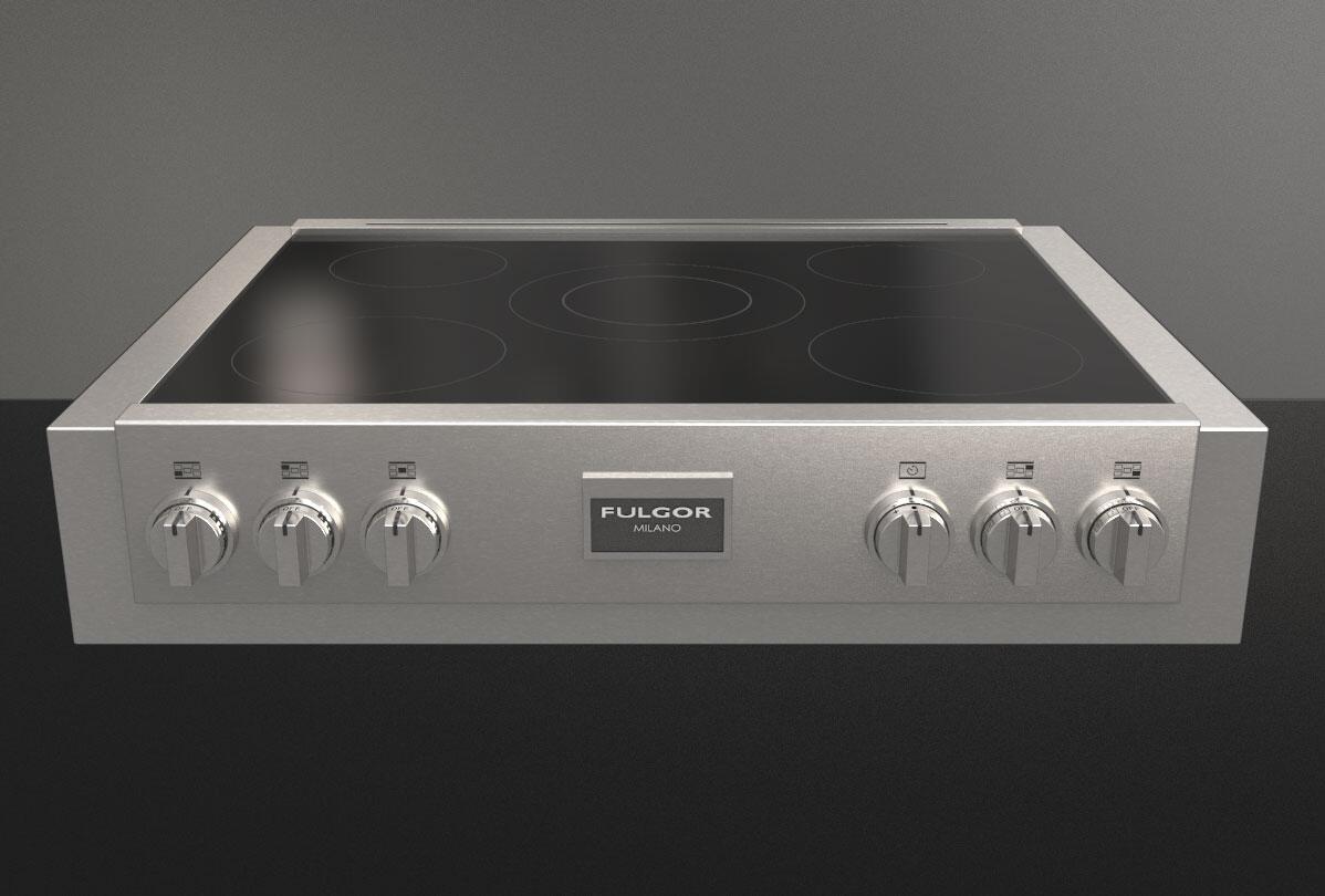 Fulgor 36" Induction Rangetop Stainless Steel With 6Induction Zones America Best Appliances