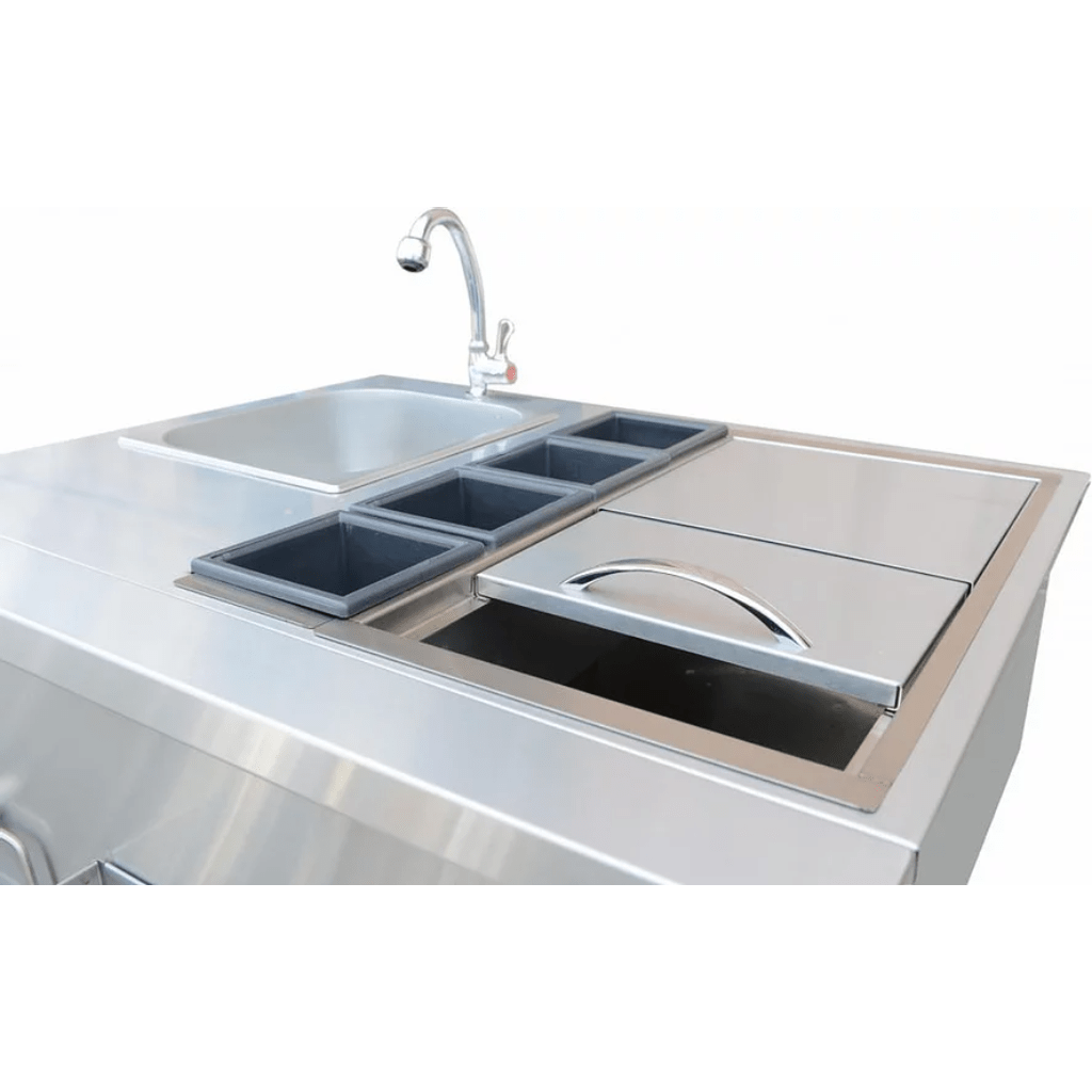 Kokomo Grills 28'' Bartender Cocktail Station With Sink Bottle Opener