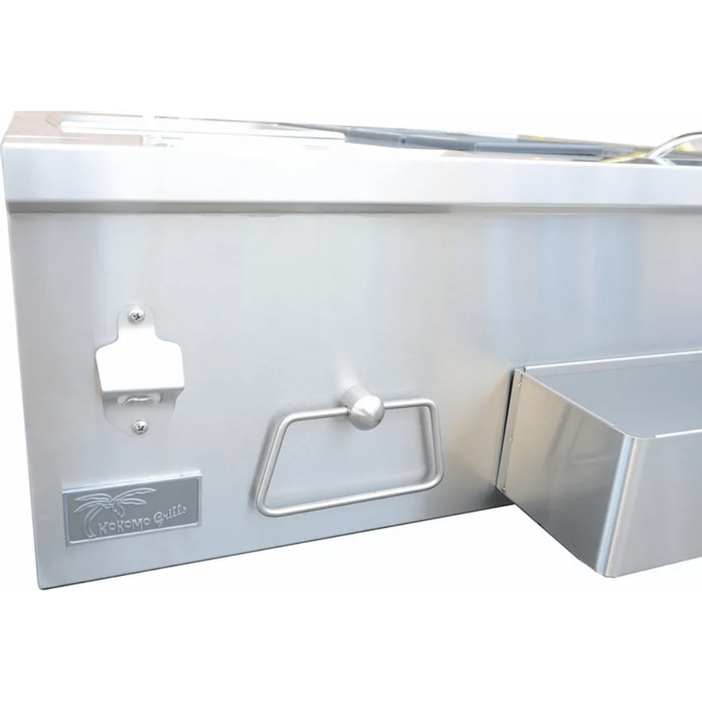 Kokomo Grills 28'' Bartender Cocktail Station With Sink Bottle Opener