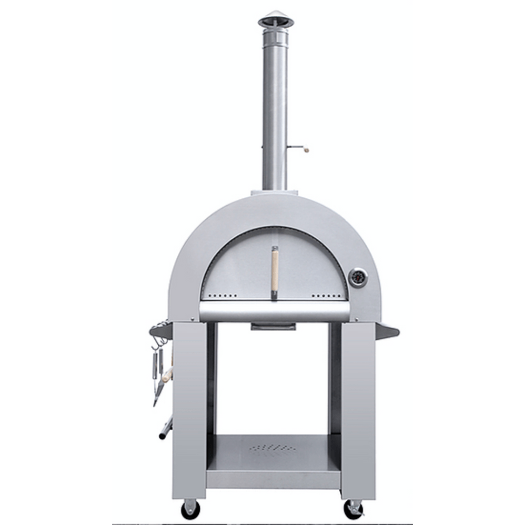 Kokomo Grills 32” Wood Fired Stainless Steel Pizza Oven & Stand