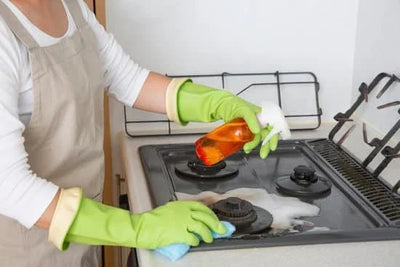 How to clean gas stove pipes