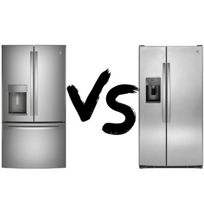 French door fridges vs side by side fridges