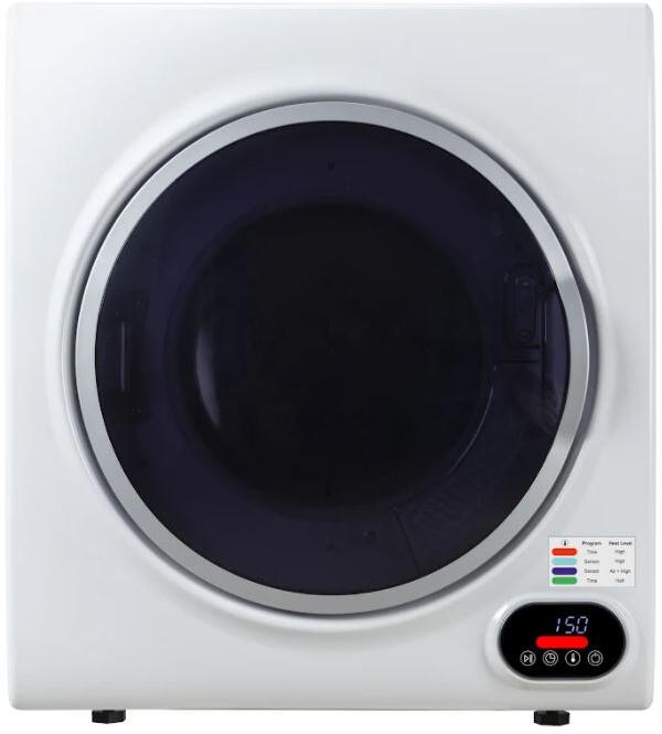 Equator 24'' White Dryer Stainless Steel Drum UL Certification