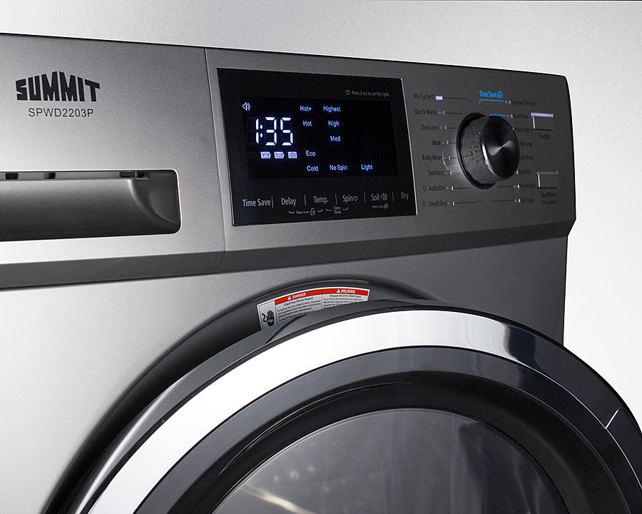 Summit 24 electric front load washer dryer combo platinum h4972108 deals