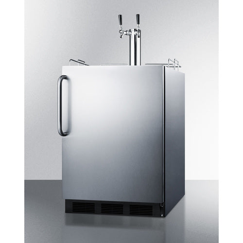 Summit 24" Wide Outdoor Kegerator, ADA Compliant / 5.5 Cu.ft